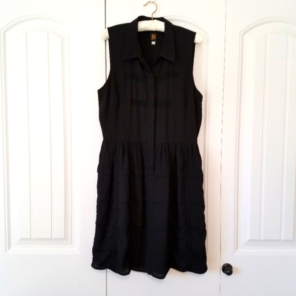 Anthropologie Sachin and Babi black dress